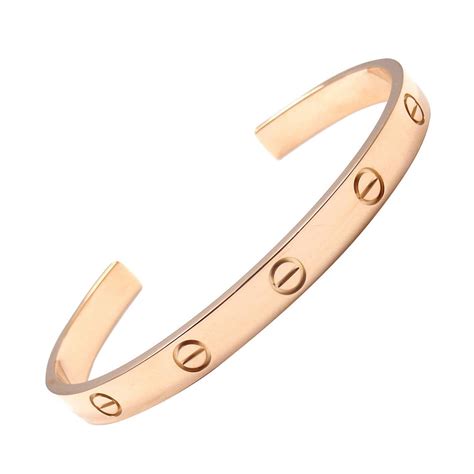 cuff love bracelet|cartier love bracelet identification.